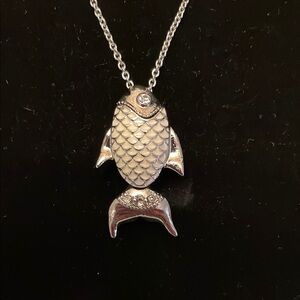 Lia Sophia Silver Chain Necklace